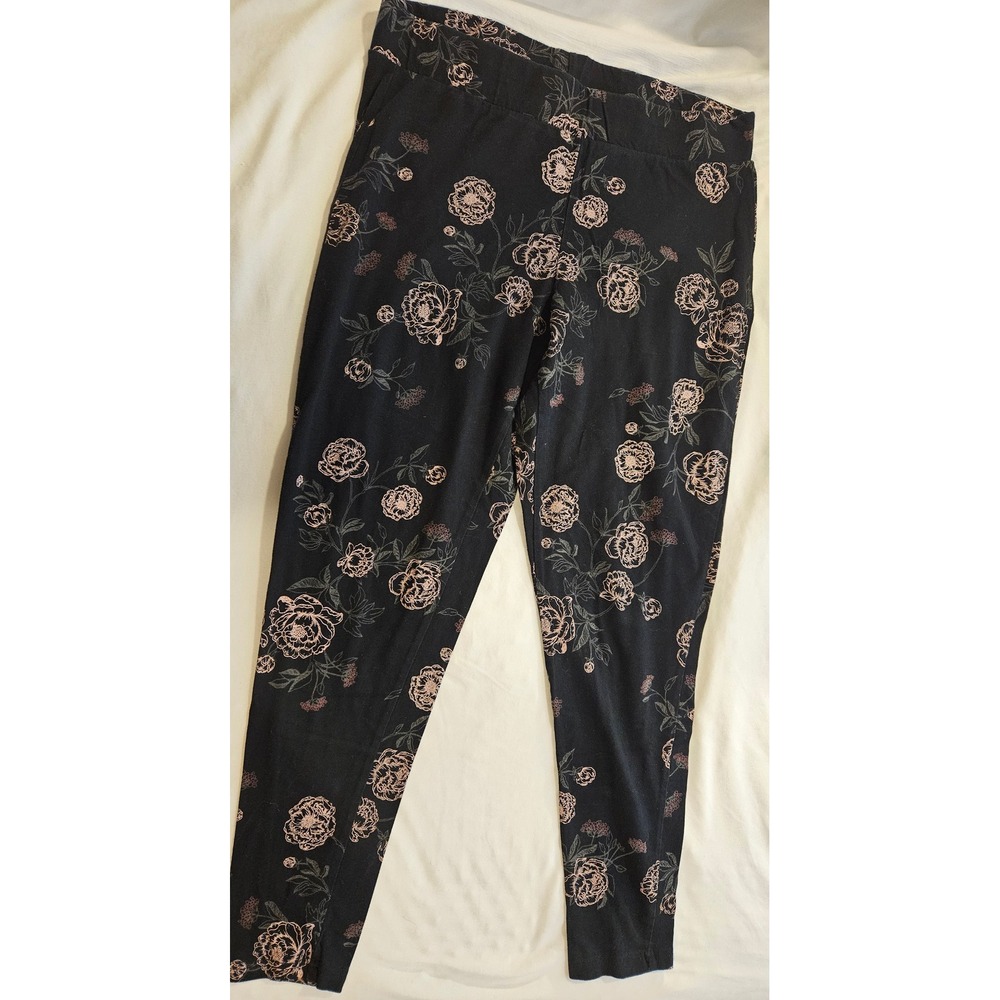 Torrid Bundle 2 Lot of 2 Pairs Floral Leggings Womens Plus Size 2 2X Comfy Cozy - Picture 5 of 10